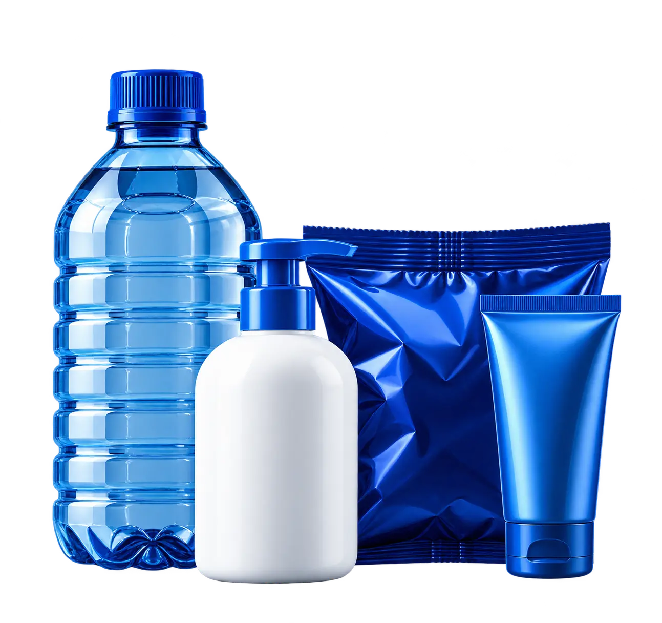 Envases de agua, cuidado personal y empaques de productos de consumo